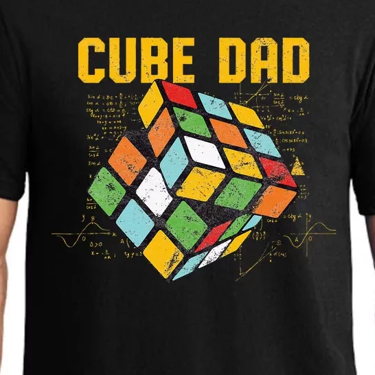 Puzzle Cube Dad Speed Cubing 80's Pajama Set