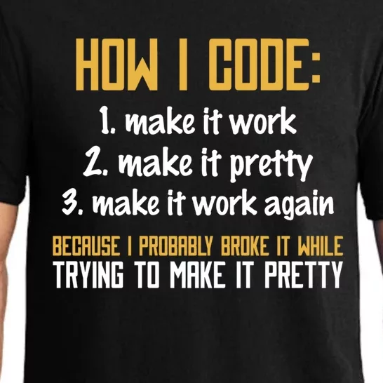 Programmer Coder Developer Programming Coding Great Gift Pajama Set