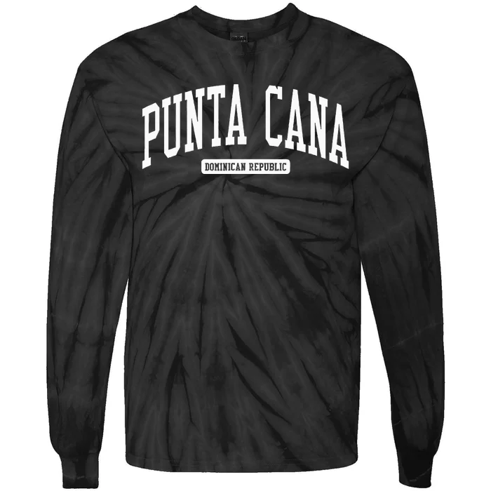 Punta Cana Dominican Republic Style Tie-Dye Long Sleeve Shirt