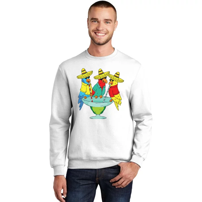 Parrot Cinco De Mayo Funny Drinking Tequila Mexican Fiesta Sweatshirt