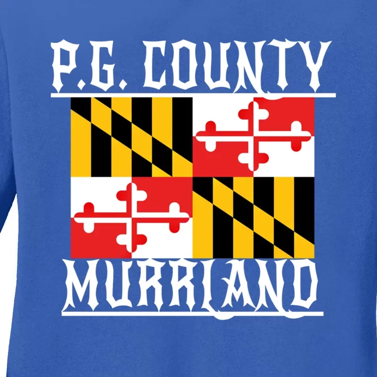 Pg County Dmv Moechella Don't Mute Dc Gogo Murrland Md Gift Ladies Long Sleeve Shirt