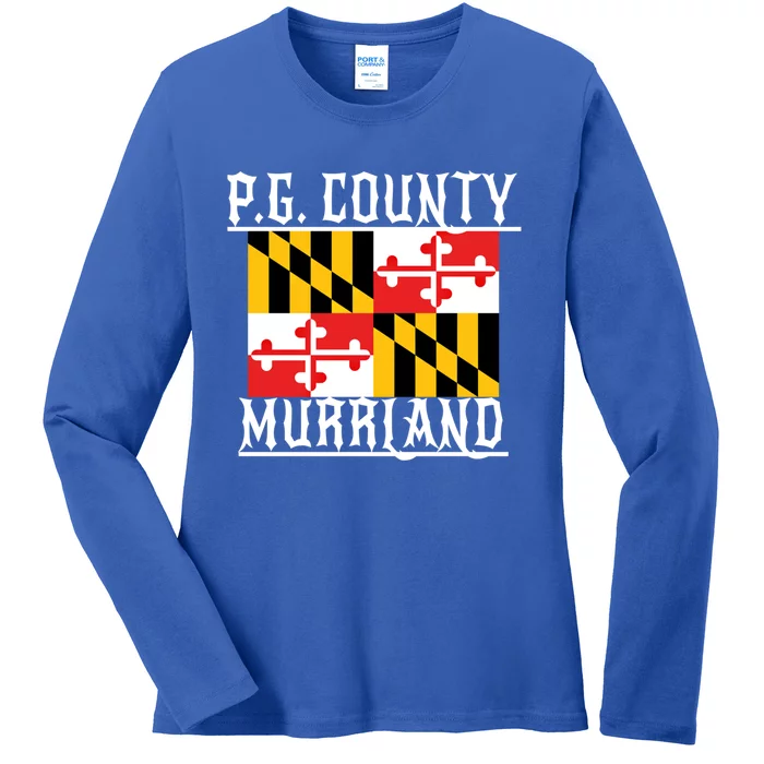 Pg County Dmv Moechella Don't Mute Dc Gogo Murrland Md Gift Ladies Long Sleeve Shirt