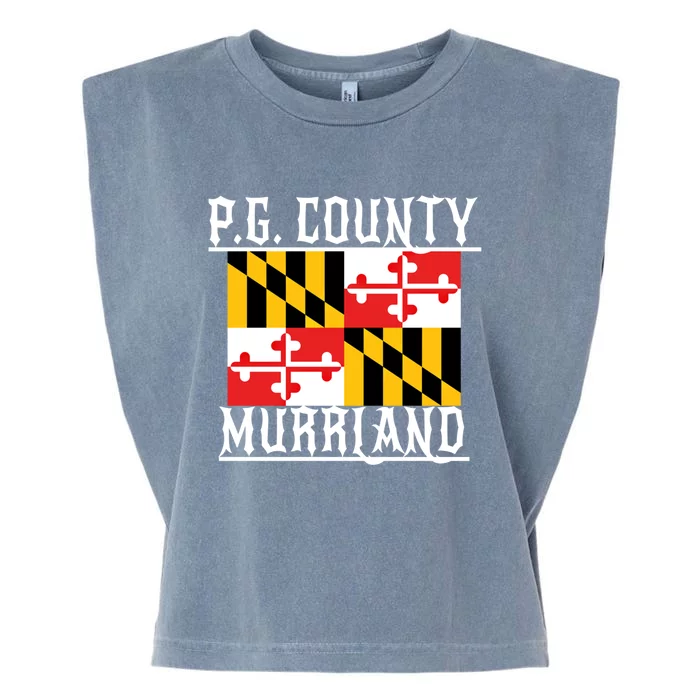 Pg County Dmv Moechella Don't Mute Dc Gogo Murrland Md Gift Garment-Dyed Women's Muscle Tee