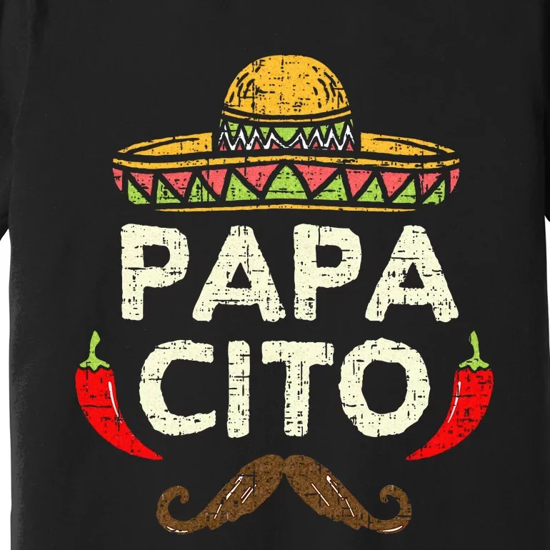 Papacito Cinco De Mayo Dad Fiesta Mexican Premium T-Shirt