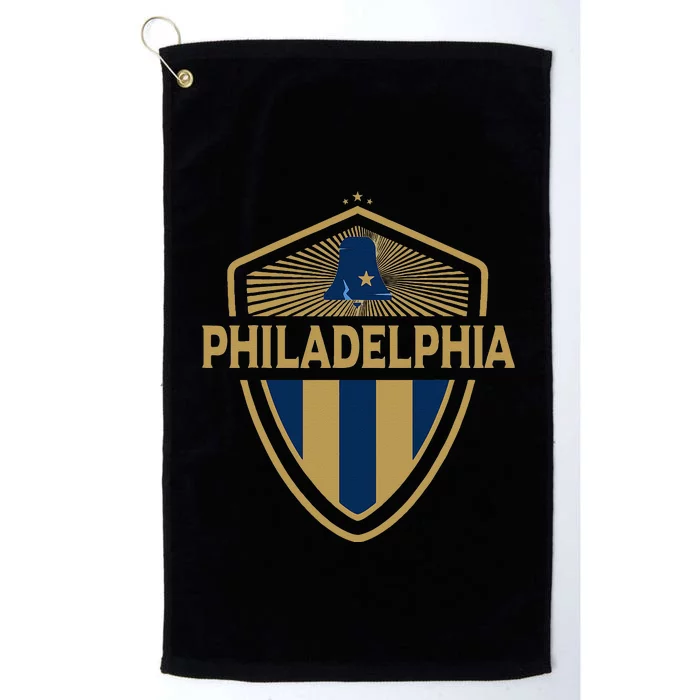 Philadelphia City Designer Badge Pennsylvania Icon Platinum Collection Golf Towel