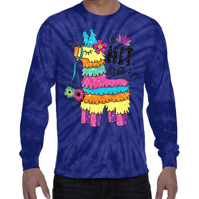 Pinata Cinco De Mayo Mexican Fiesta Party 2024 Tie-Dye Long Sleeve Shirt