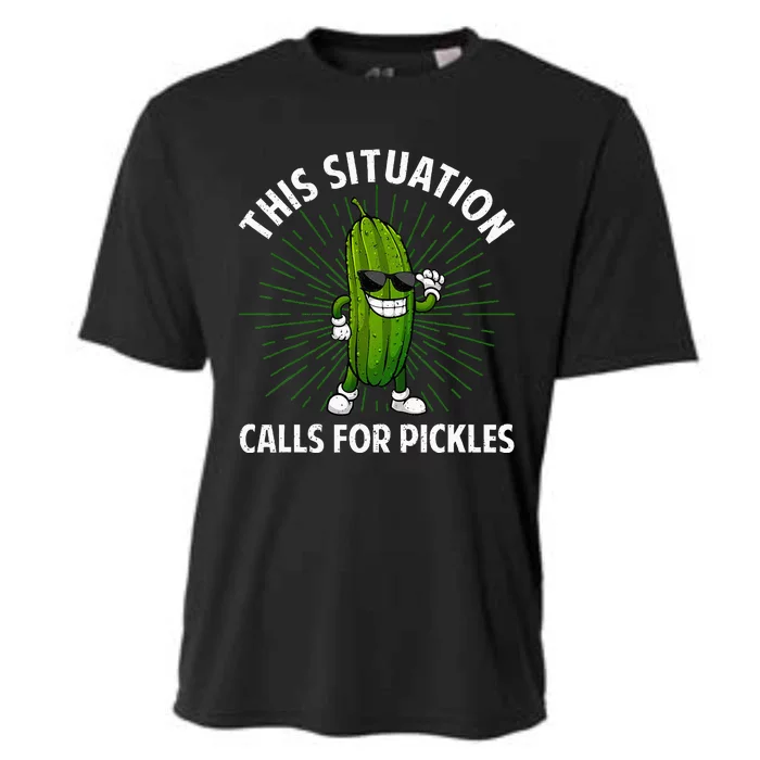 Pickle Cucumber Dill Pickle Lover Cooling Performance Crew T-Shirt