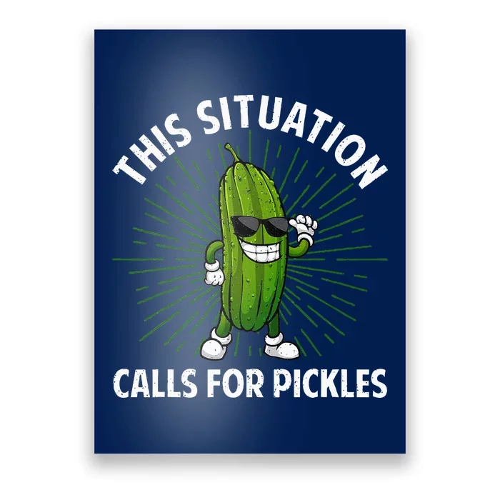 Pickle Cucumber Dill Pickle Lover Poster