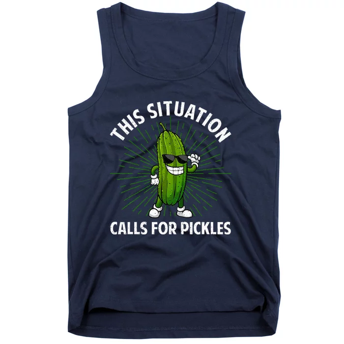 Pickle Cucumber Dill Pickle Lover Tank Top