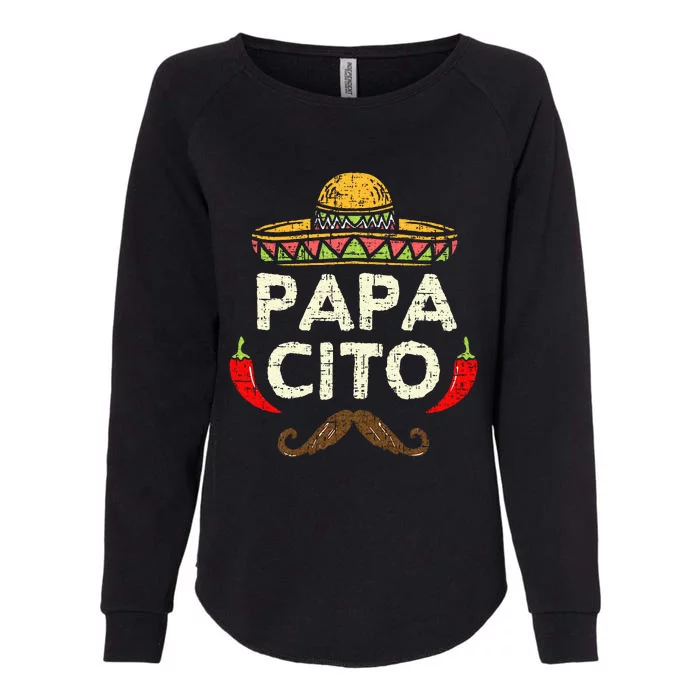 Papacito Cinco De Mayo Dad Fiesta Mexican Womens California Wash Sweatshirt