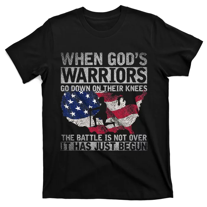 Patriotic Christian Devotee God Christianity Us Flag Jesus T-Shirt