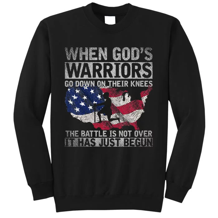 Patriotic Christian Devotee God Christianity Us Flag Jesus Tall Sweatshirt