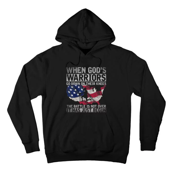 Patriotic Christian Devotee God Christianity Us Flag Jesus Tall Hoodie