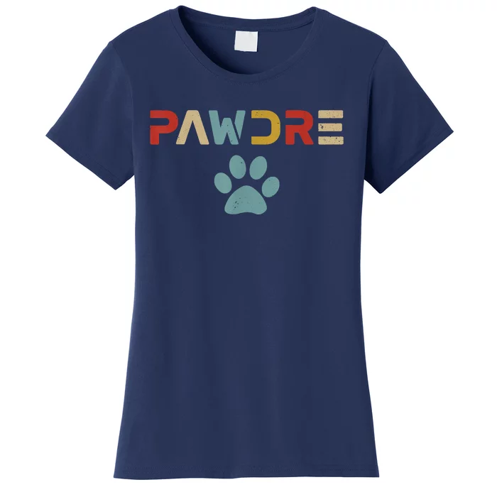 Pawdre Cat Dad Fathers Day Lover Women's T-Shirt