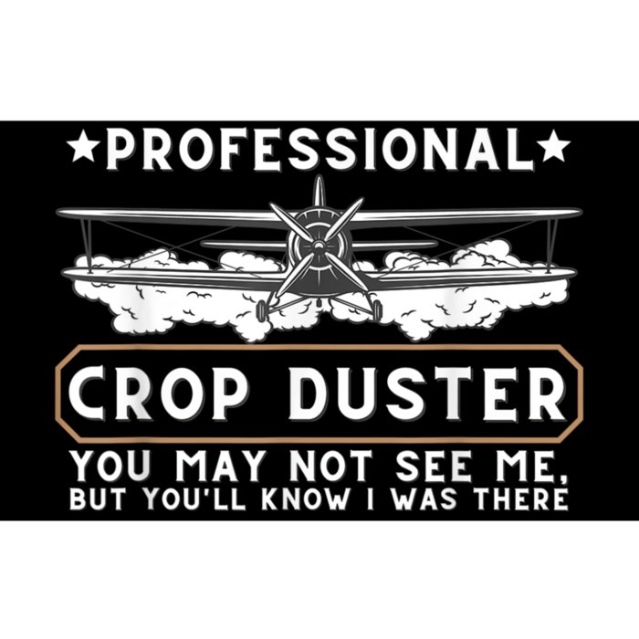 Professional Crop Duster Adult Humor Sarcastic Farting Joke Bumper Sticker