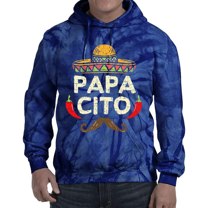 Papacito Cinco De Mayo Dad Fiesta Mexican Funny FatherS Day Tie Dye Hoodie