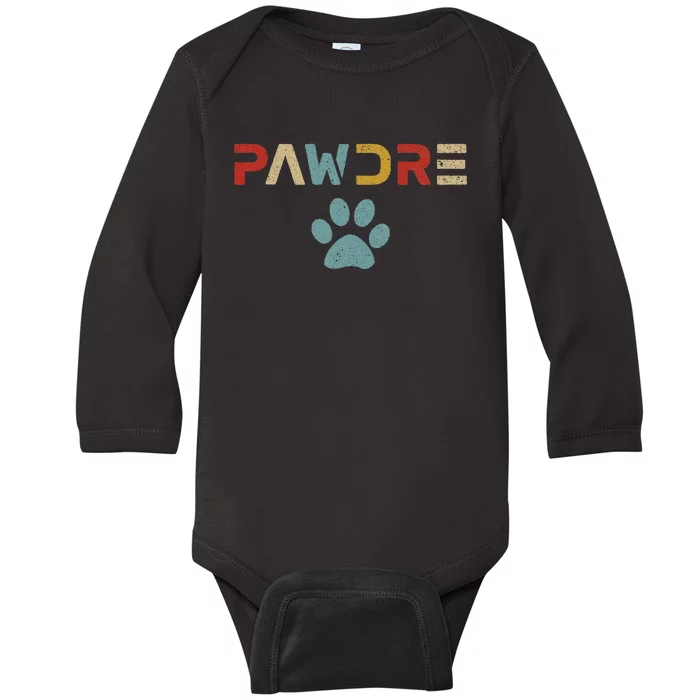 Pawdre Cat Dad Father's Day Lover Baby Long Sleeve Bodysuit