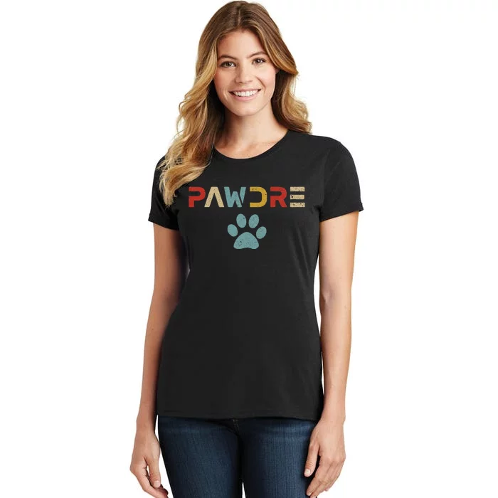 Pawdre Cat Dad Father's Day Lover Women's T-Shirt