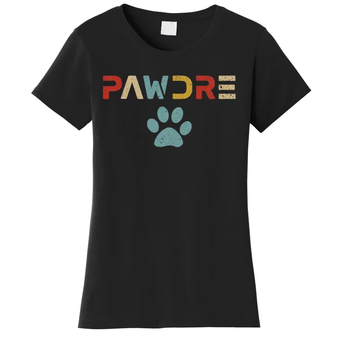 Pawdre Cat Dad Father's Day Lover Women's T-Shirt