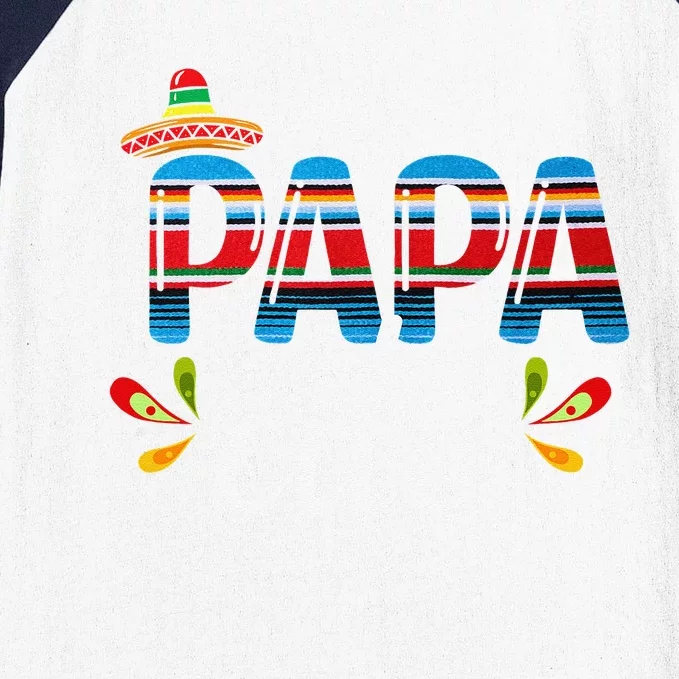 Papacito Cinco De Mayo Proud Mexican Father Best Dad Ever Baseball Sleeve Shirt