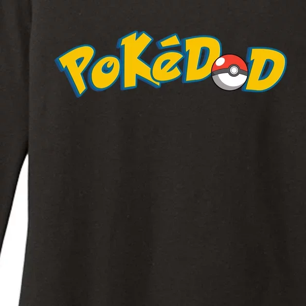 Pokedad Cute Dad Gift Womens CVC Long Sleeve Shirt