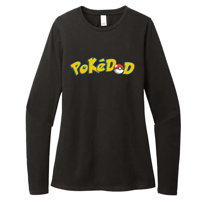 Pokedad Cute Dad Gift Womens CVC Long Sleeve Shirt