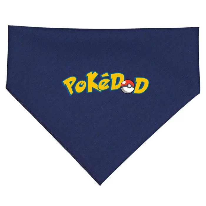 Pokedad Cute Dad Gift USA-Made Doggie Bandana