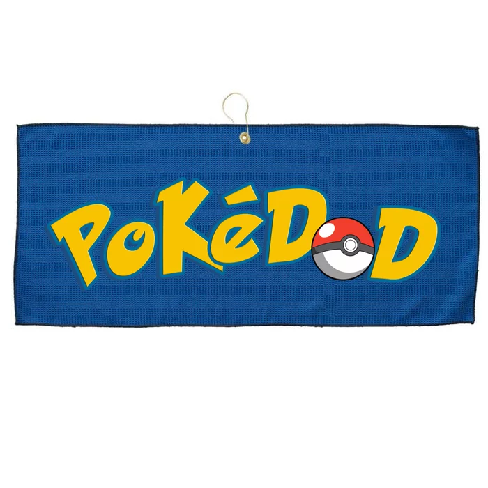 Pokedad Cute Dad Gift Large Microfiber Waffle Golf Towel