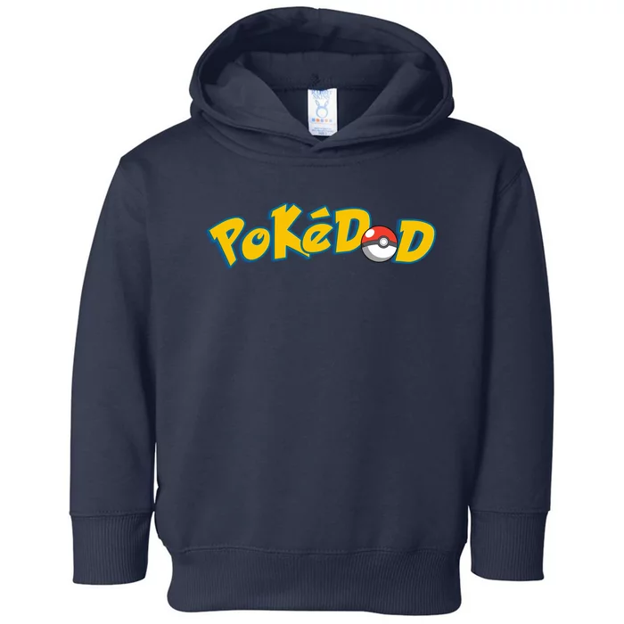 Pokedad Cute Dad Gift Toddler Hoodie