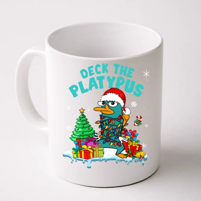 Perry Christmas Deck The Platypus Xmas Front & Back Coffee Mug