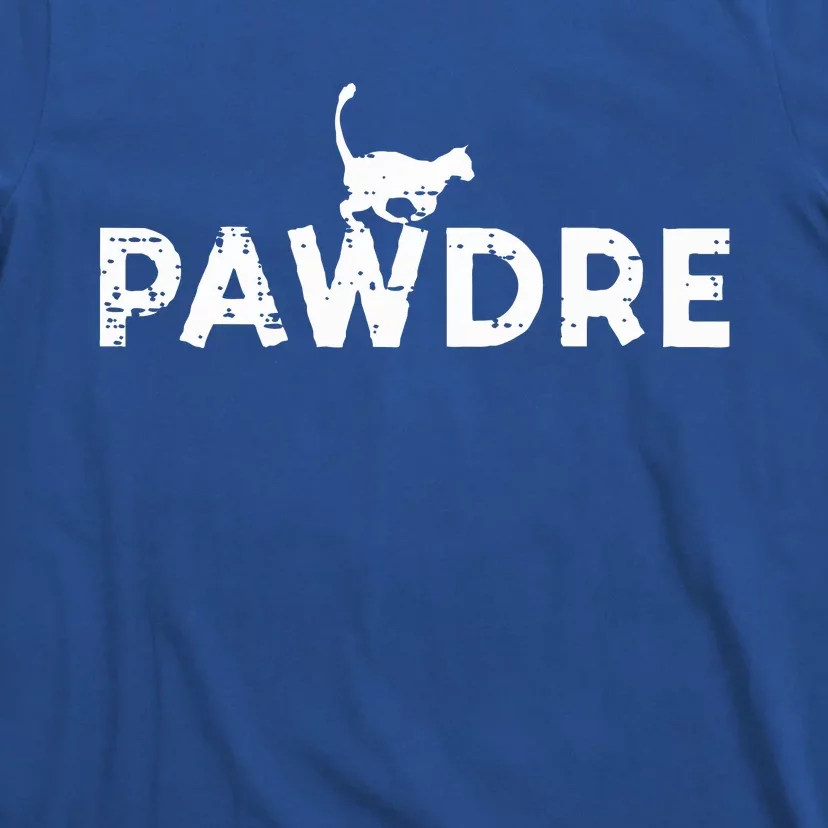 Pawdre Cat Dad Cute Fur Papa Fathers Day T-Shirt