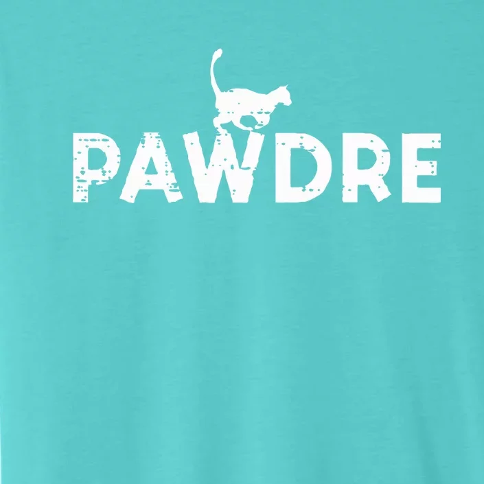 Pawdre Cat Dad Cute Fur Papa Fathers Day ChromaSoft Performance T-Shirt