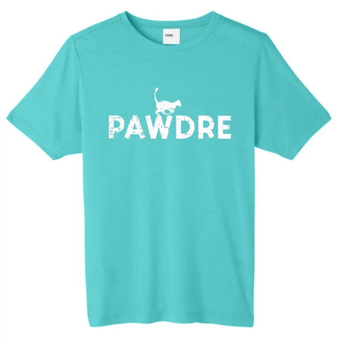 Pawdre Cat Dad Cute Fur Papa Fathers Day ChromaSoft Performance T-Shirt