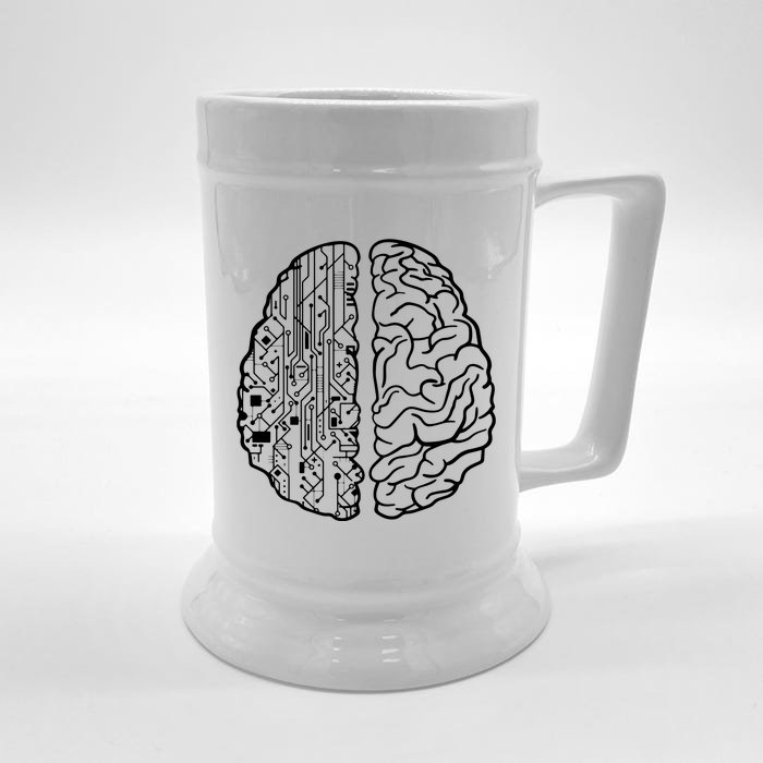 Programmer Coder Developer Programming Brain Programmer Front & Back Beer Stein