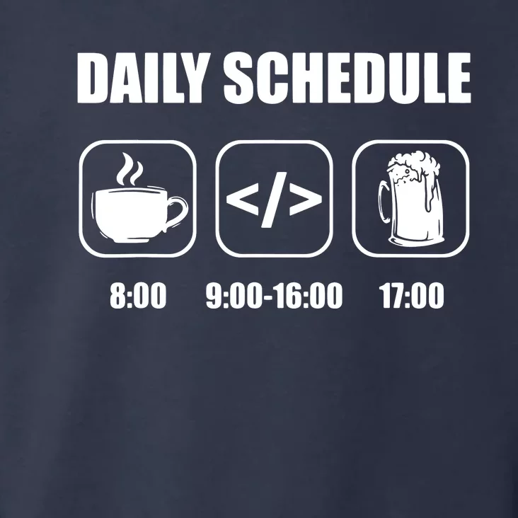 Programmer Coder Daily Schedule Programming Software Toddler Hoodie