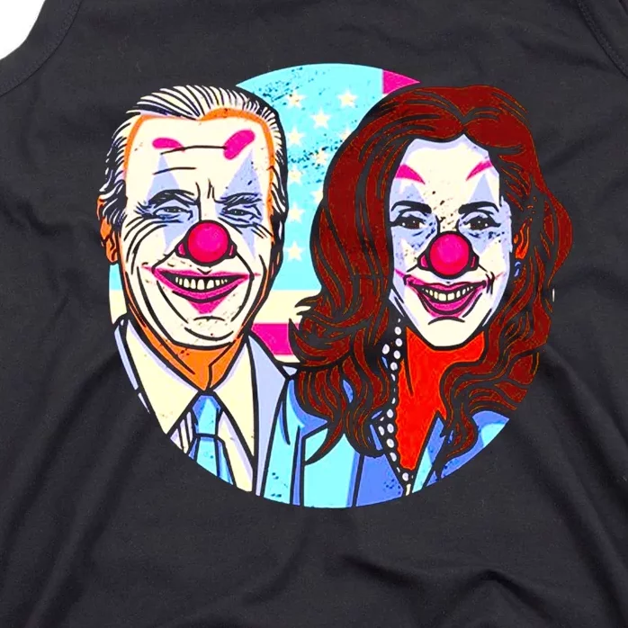 Political Clowns Design Tank Top