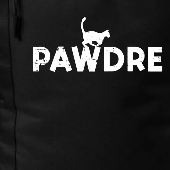 Pawdre Cat Dad Cute Fur Papa Fathers Day Pet Paw Daddy Daily Commute Backpack