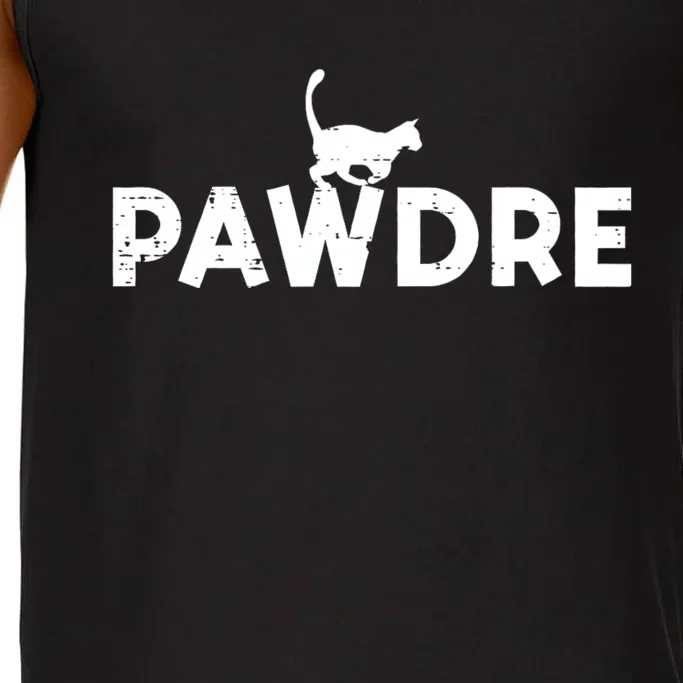 Pawdre Cat Dad Cute Fur Papa Fathers Day Pet Paw Daddy Comfort Colors® Tank Top