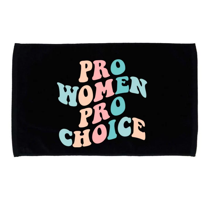 Pro Choice Equal Rights Feminist Retro Microfiber Hand Towel