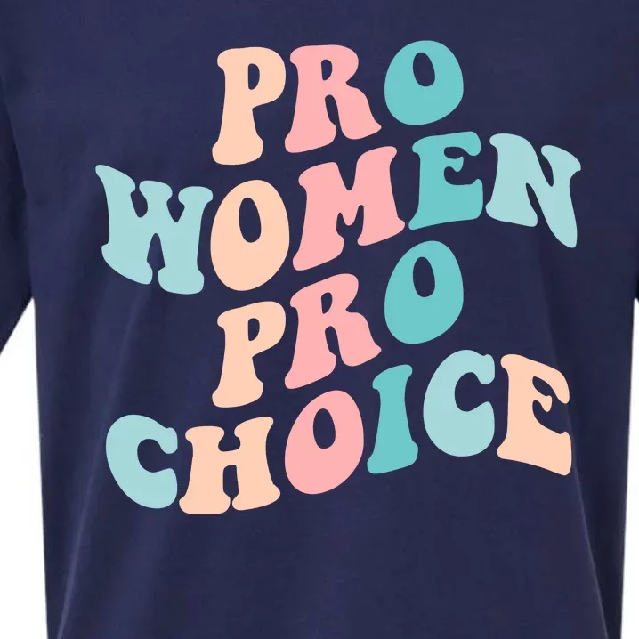 Pro Choice Equal Rights Feminist Retro Sueded Cloud Jersey T-Shirt