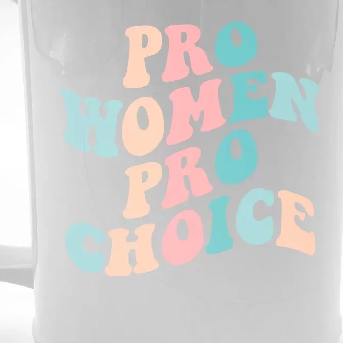 Pro Choice Equal Rights Feminist Retro Front & Back Beer Stein