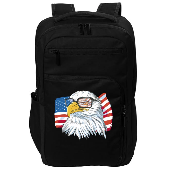 Patriot Cool Eagle USA Flag Impact Tech Backpack