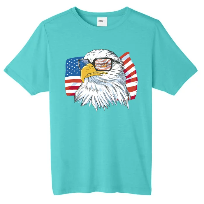 Patriot Cool Eagle USA Flag ChromaSoft Performance T-Shirt