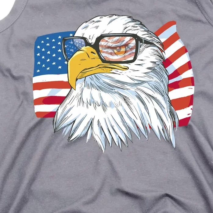 Patriot Cool Eagle USA Flag Tank Top