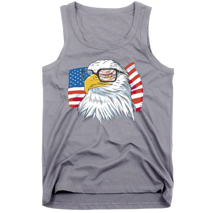 Patriot Cool Eagle USA Flag Tank Top