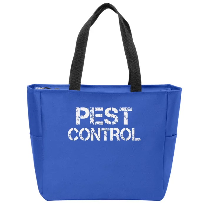 Pest Control Exterminator Halloween Costume Gift Zip Tote Bag