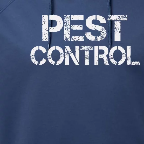 Pest Control Exterminator Halloween Costume Gift Performance Fleece Hoodie