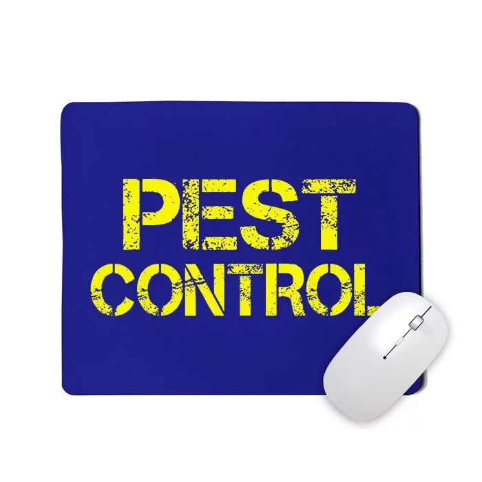 Pest Control Exterminator Halloween Costume Mousepad