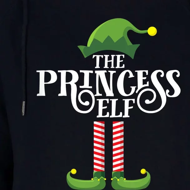 Princess Cute Elf Matching Family Group Christmas Party Womens Funnel Neck Pullover Hood