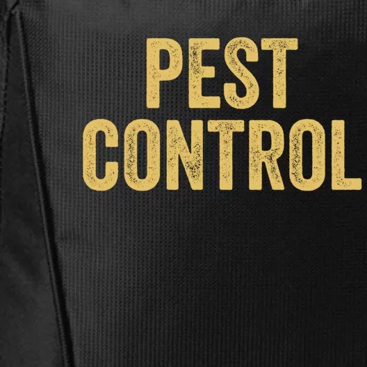 Pest Control Exterminator Halloween Costume Cool Gift City Backpack